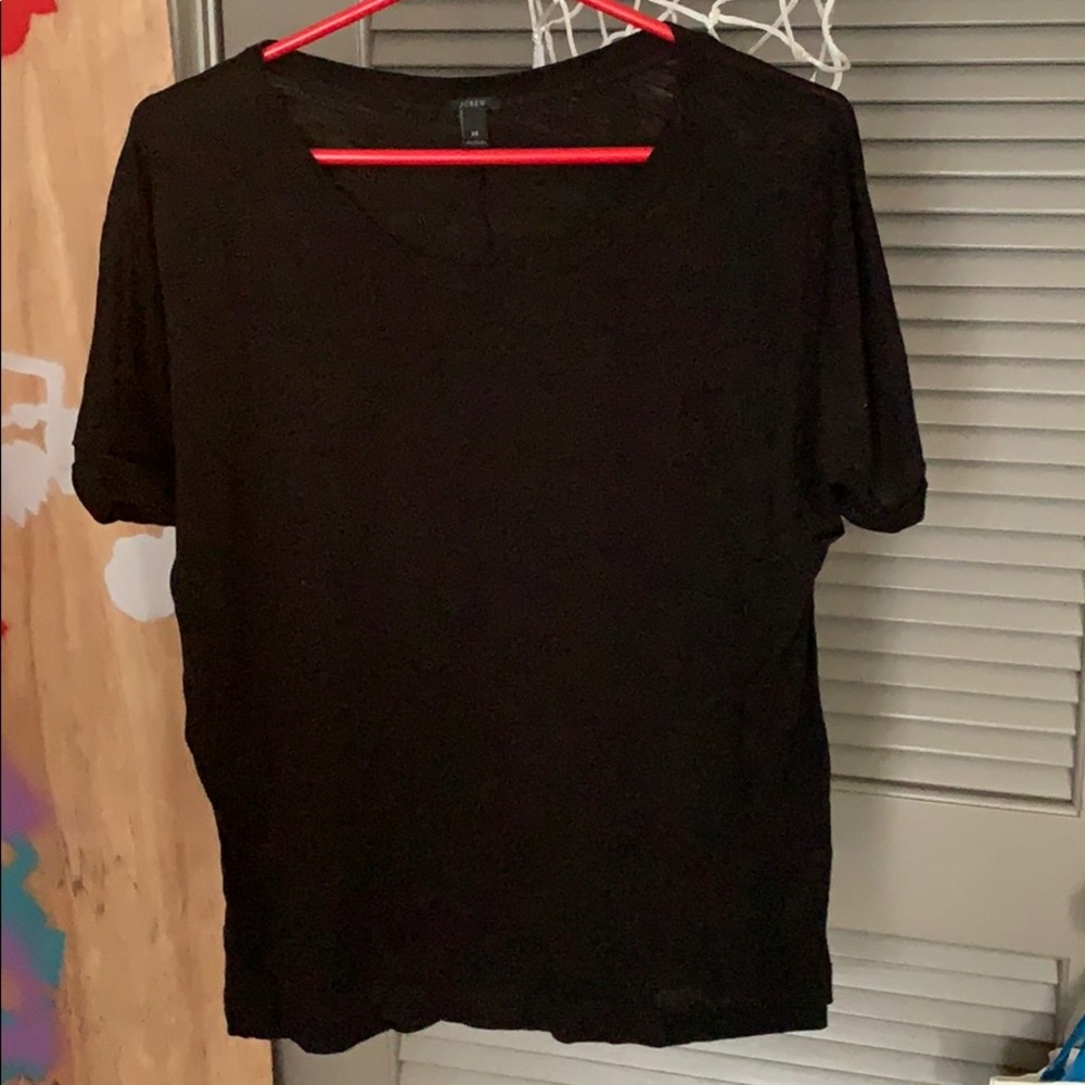Black J Crew Tee